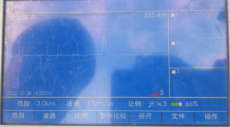 (故障相低阻故障波) (故障相低阻故障波)